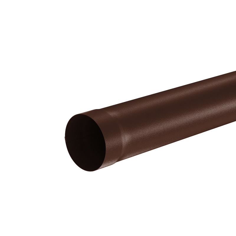 Aquasystem: Труба водосточная 150/100 PU Matt 1 м Ral 8017