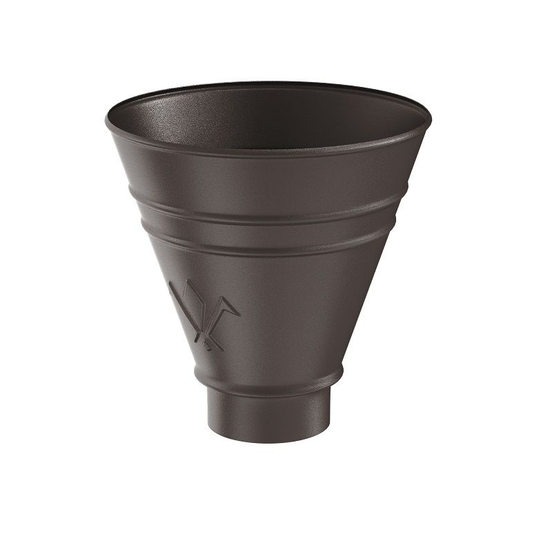 Aquasystem: Воронка водосборная круглая 150/100 PU Matt RR 32