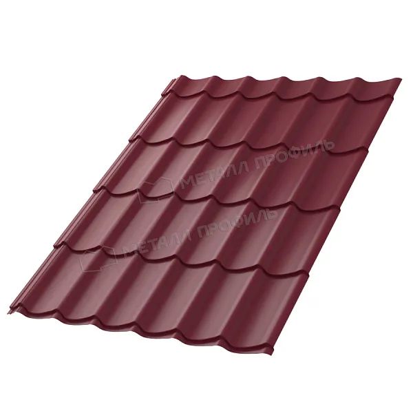 МеталлПрофиль: Металлочерепица Ламонтерра PURMAN 0,5 мм Ral 3005