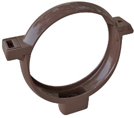 Альта-Профиль: Хомут трубы Элит Коричневый