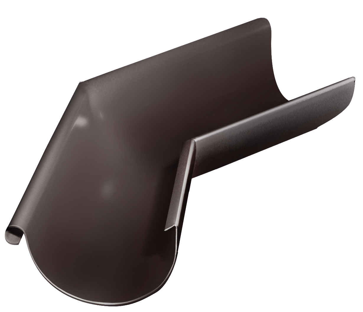 Grand Line: Угол желоба внешний 135 гр.125/90 Rooftop dRain Ral 8017