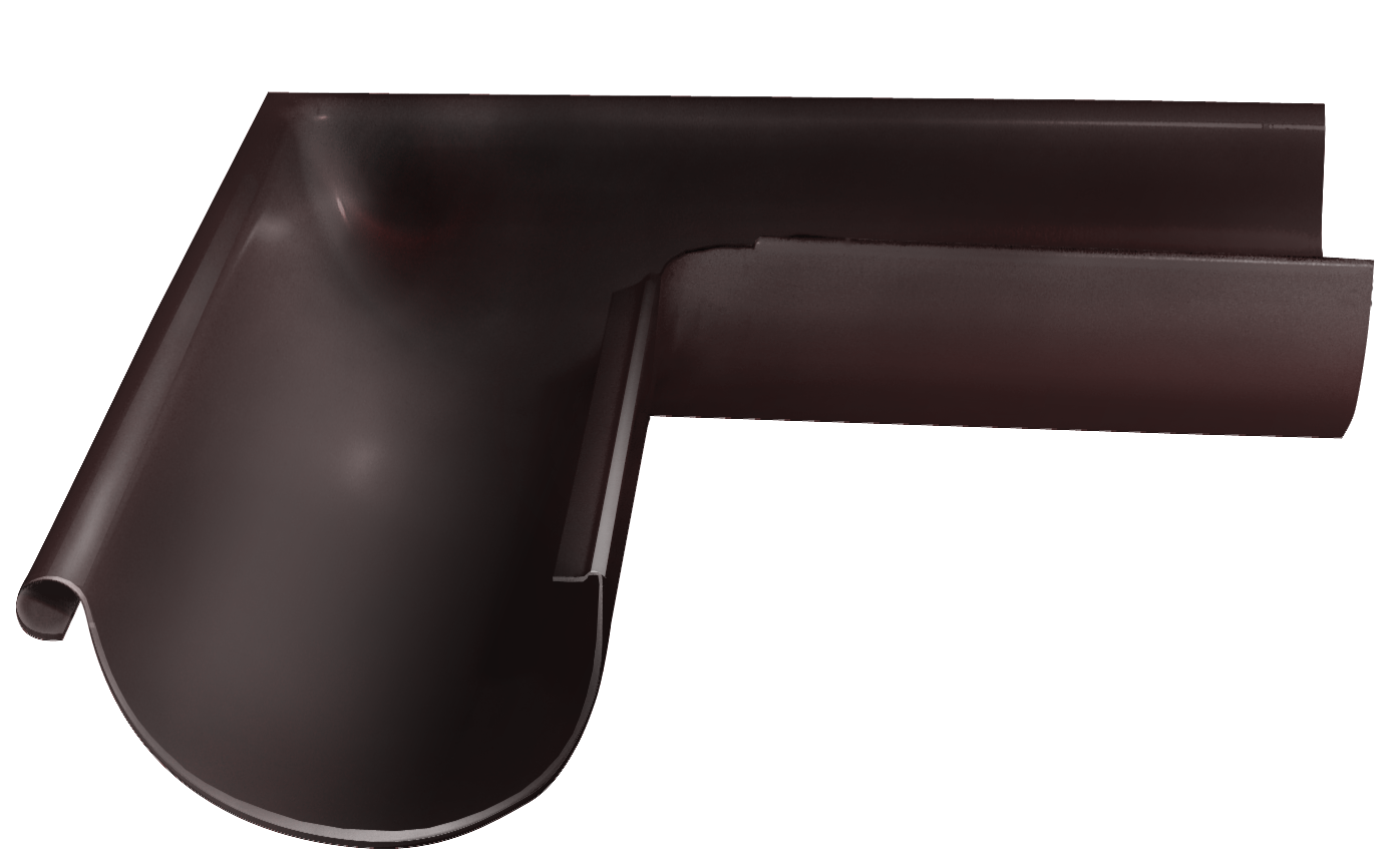 Grand Line: Угол желоба внешний 90 гр.150/100 Rooftop dRain Ral 8017