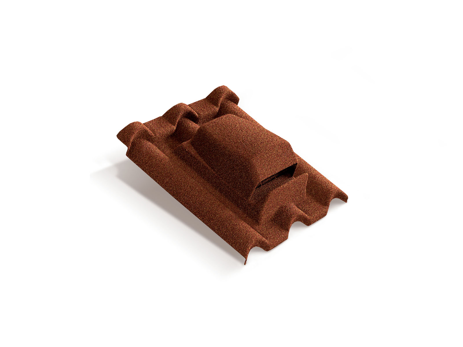 Metrotile: Кровельный вентилятор MetroGallo 380х410 мм Терракота