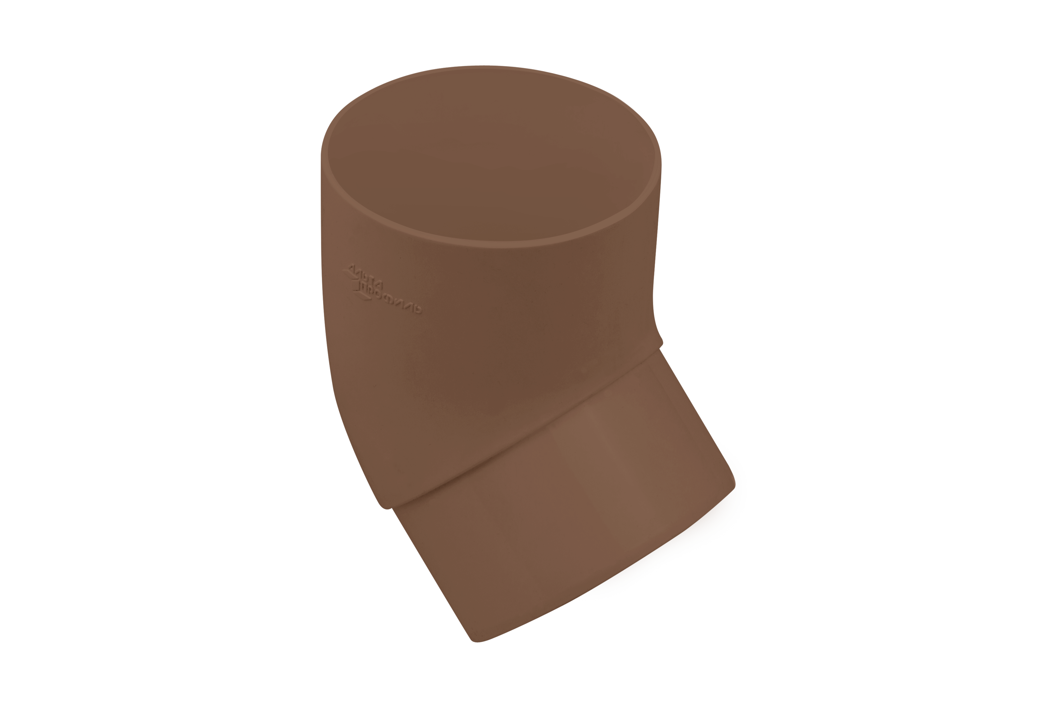 Альта-Профиль: Колено трубы 45 гр. Стандарт Коричневый