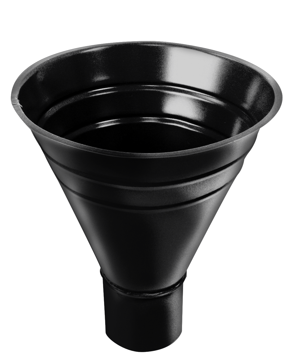 Grand Line: Воронка водосборная 125/90 Rooftop dRain Ral 9005