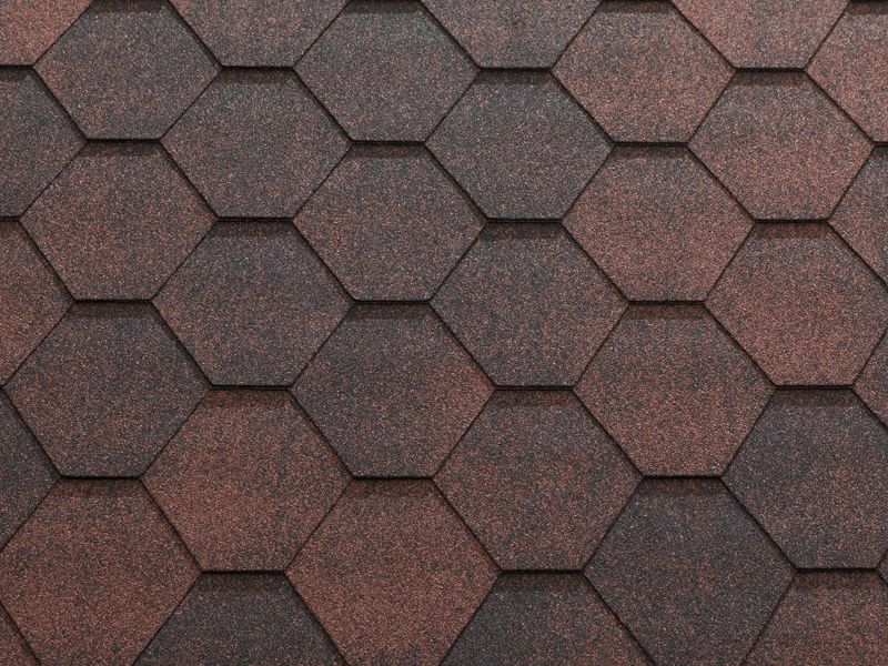 Гибкая черепица Jazzy Красный Katepal