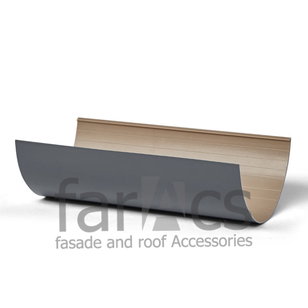 FarAcs: Желоб Водосточный (3м) Серый