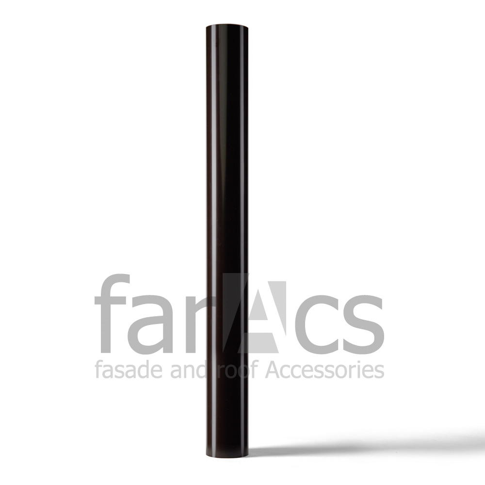 FarAcs PREMIUM: Труба водосточная L=1м 100 мм Темно-коричневый