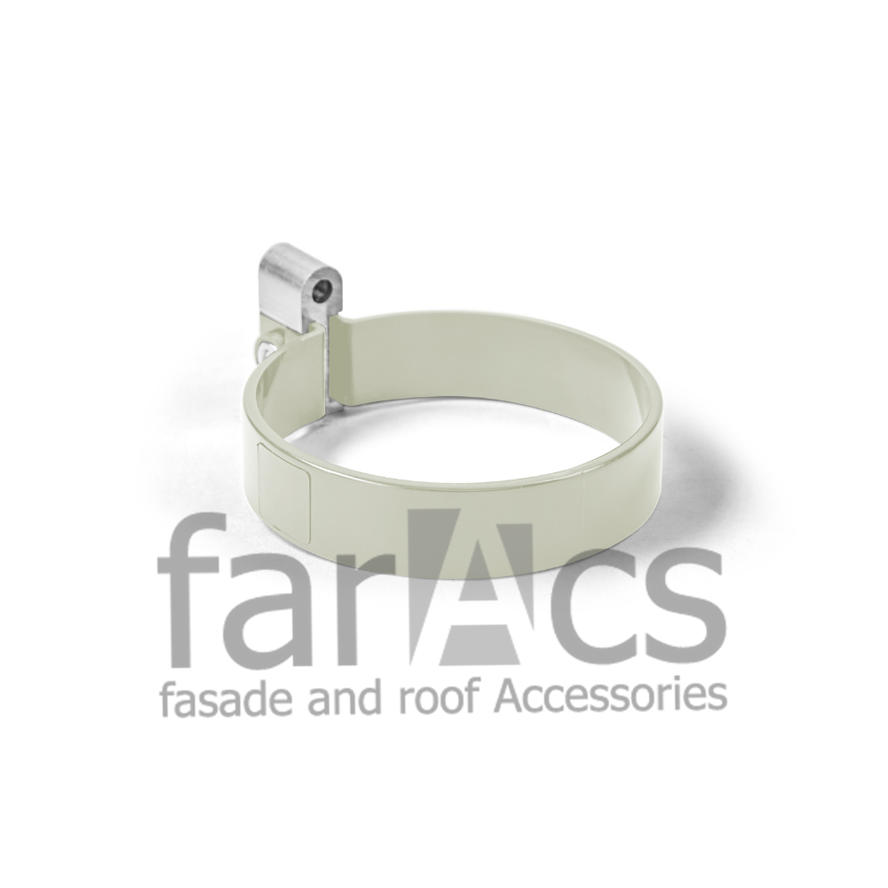 000026741.png FarAcs PREMIUM: Хомут трубы 100 мм Белый — изображение 1
