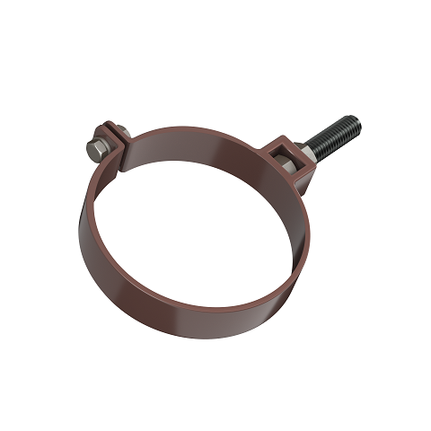 Технониколь: Хомут трубы универсальный L=140мм 125/82 Коричневый