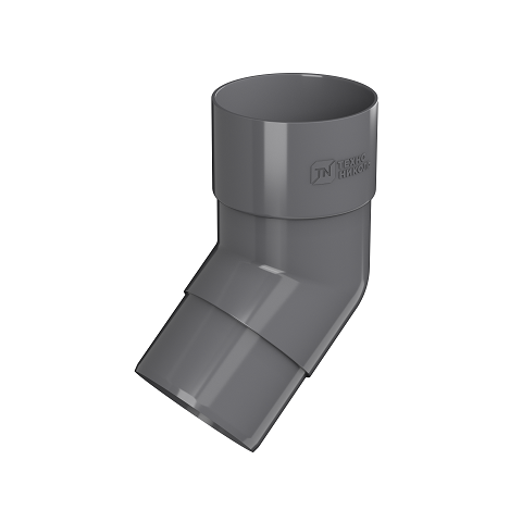 Технониколь: Колено трубы 135° 125/82 Серый