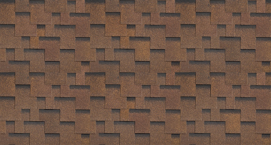 Гибкая черепица Shinglas Фокстрот Дуб Технониколь