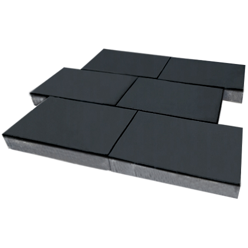 Stein_Rus: Тротуарная плитка Парк Плейс 80мм Моноколор гладкая Графит