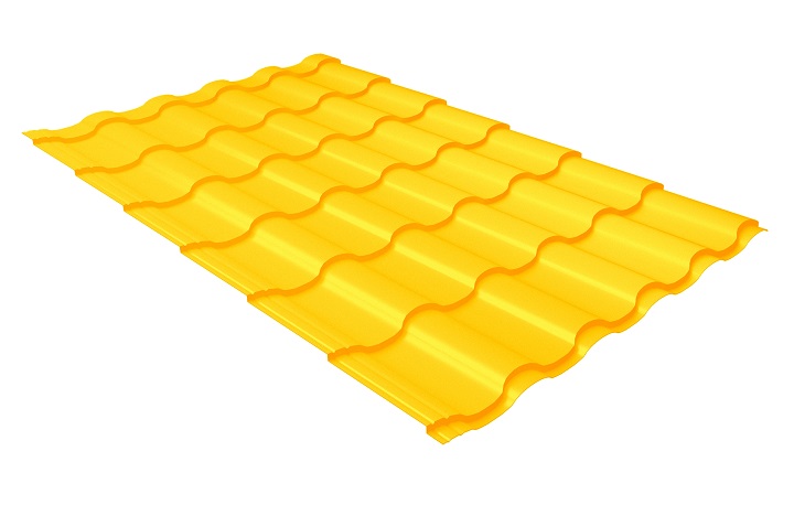 Grand Line: Профиль волновой Кредо Pe 0,45 мм Ral 1018