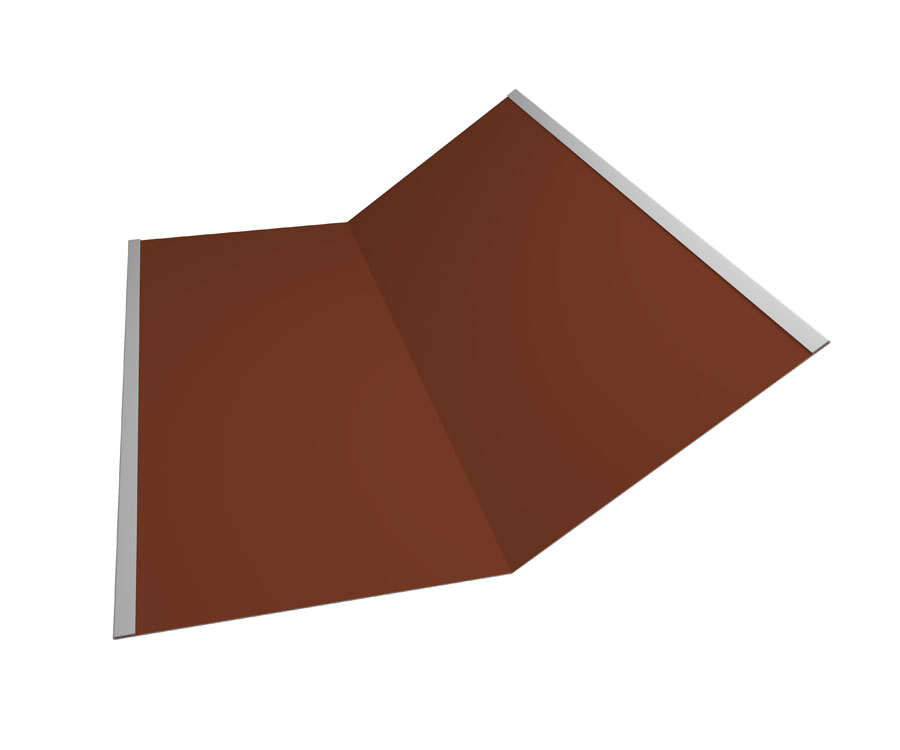 Grand Line: Ендова нижняя 300х300 мм Drap 0,45мм Ral 8004