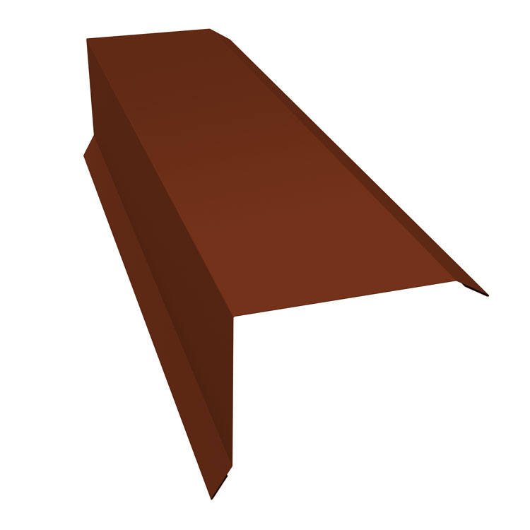 Grand Line: Планка торцевая 100х80 Pe 0,45мм Ral 3009