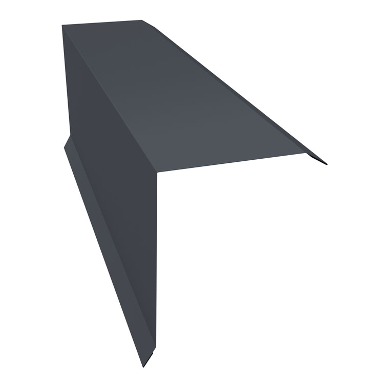 Grand Line: Планка торцевая широкая 150х100 L=2м Rooftop Бархат 0,5 мм