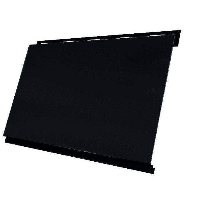 Grand Line: Сайдинг Вертикаль prof Drap 0,45 мм Ral 9005