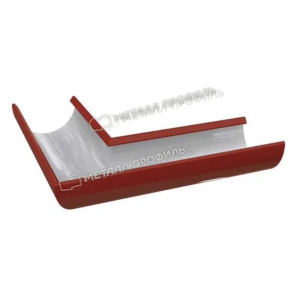МеталлПрофиль: Угол желоба универсальный 90° Проект D=185 мм Ре Ral 3011