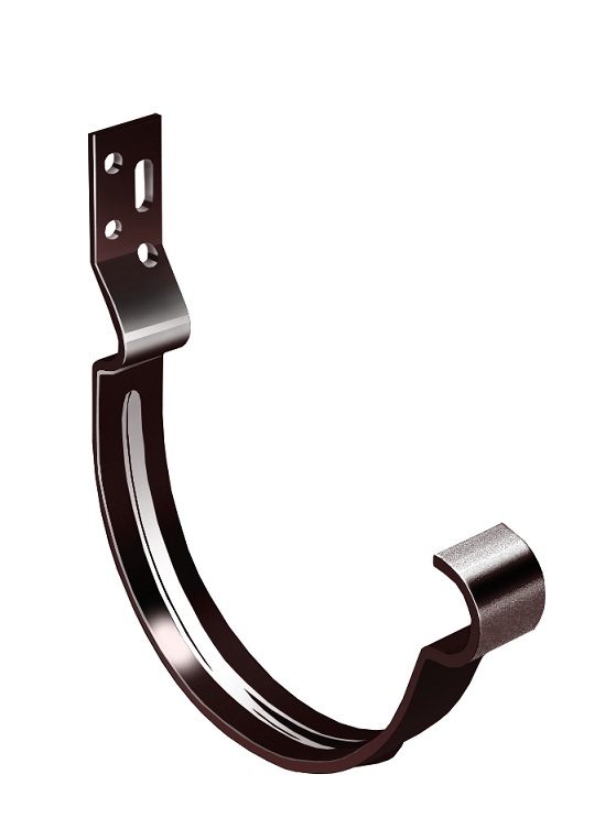 Grand Line: Крюк желоба короткий полоса 150/100 Rooftop dRain Ral 8017