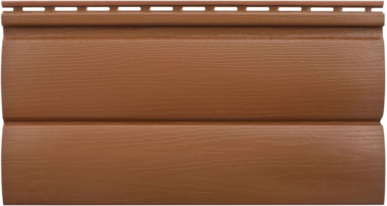 Альта-Профиль: Сайдинг Blockhouse акриловый BH-03 двухпереломный малый Дуб светлый