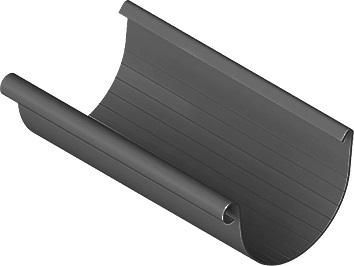 Альта-Профиль: Желоб водосточный 4 м Элит Графит