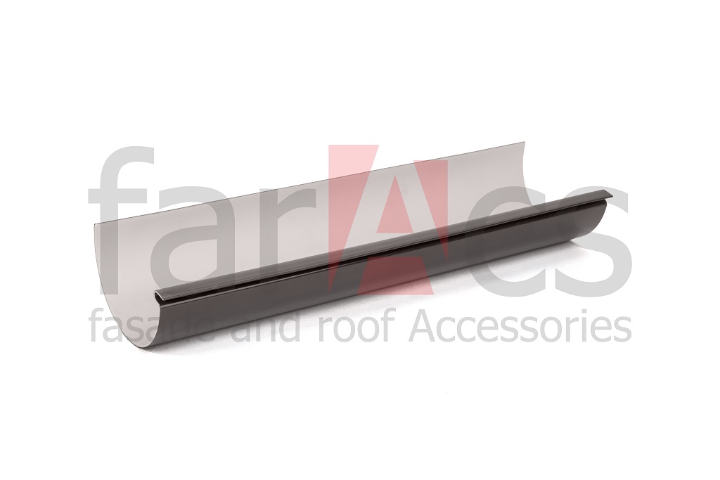 FarAcs PREMIUM: Желоб водосточный 125 мм 3м. Темно-коричневый