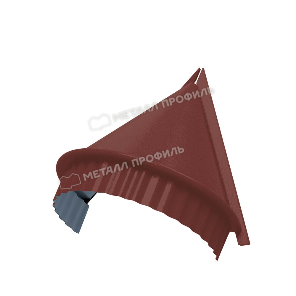 МеталлПрофиль: Заглушка конька конусная Puretan 0,5 мм RR29