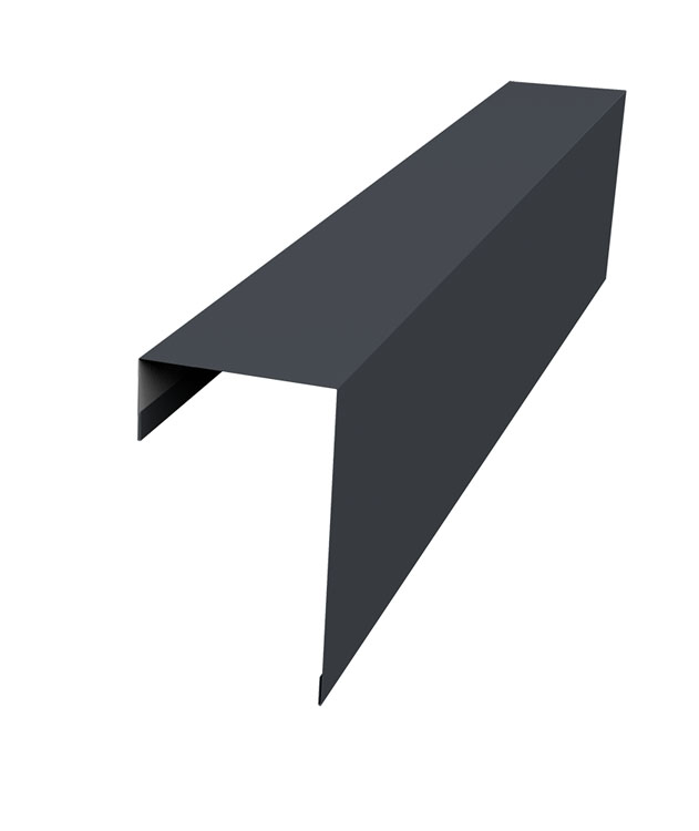 Grand Line: Планка торцевая фасадная фальц Satin 0,5 мм