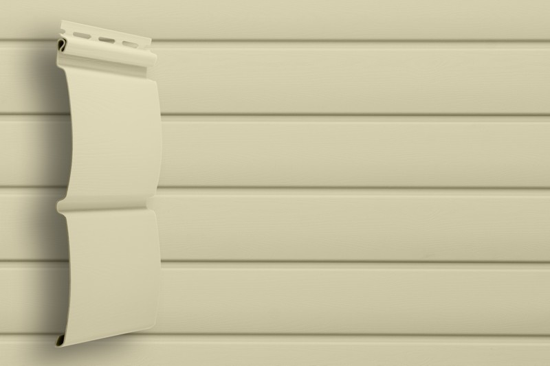 Grand Line: Сайдинг D4,8 Блок-хаус Слоновая кость