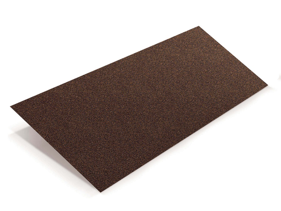 Metrotile: Плоский лист 1370х455 мм Кофе